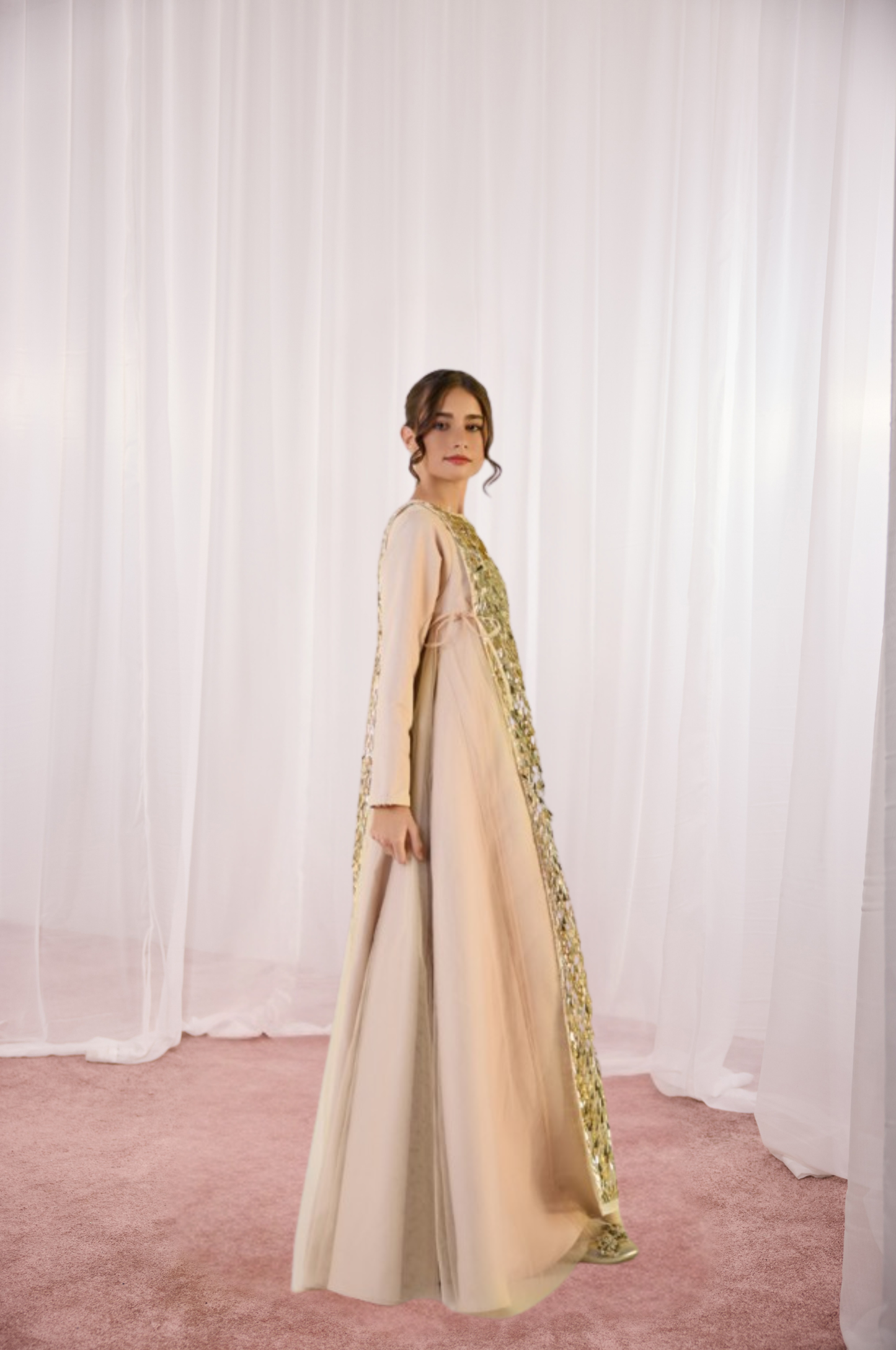 Scarlet Kids Liquid Gold Jalabiya