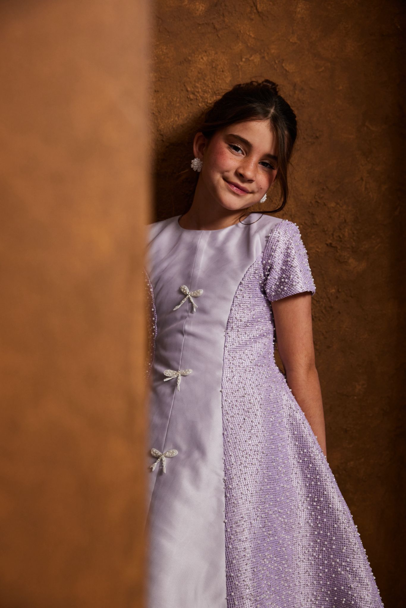 Purple Pearl & Ribbons Eid Elegance