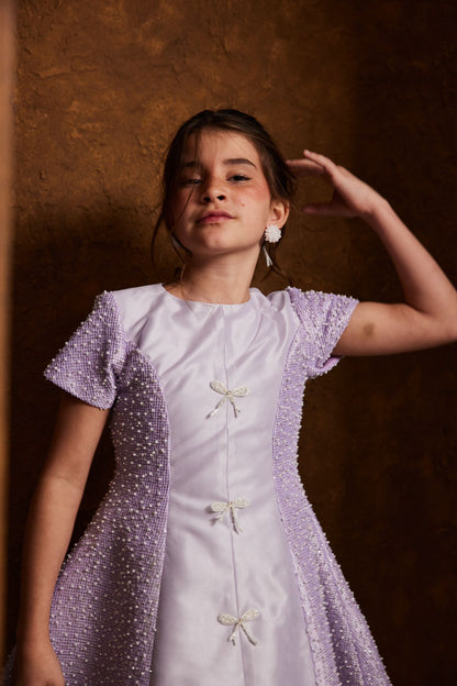 Purple Pearl & Ribbons Eid Elegance