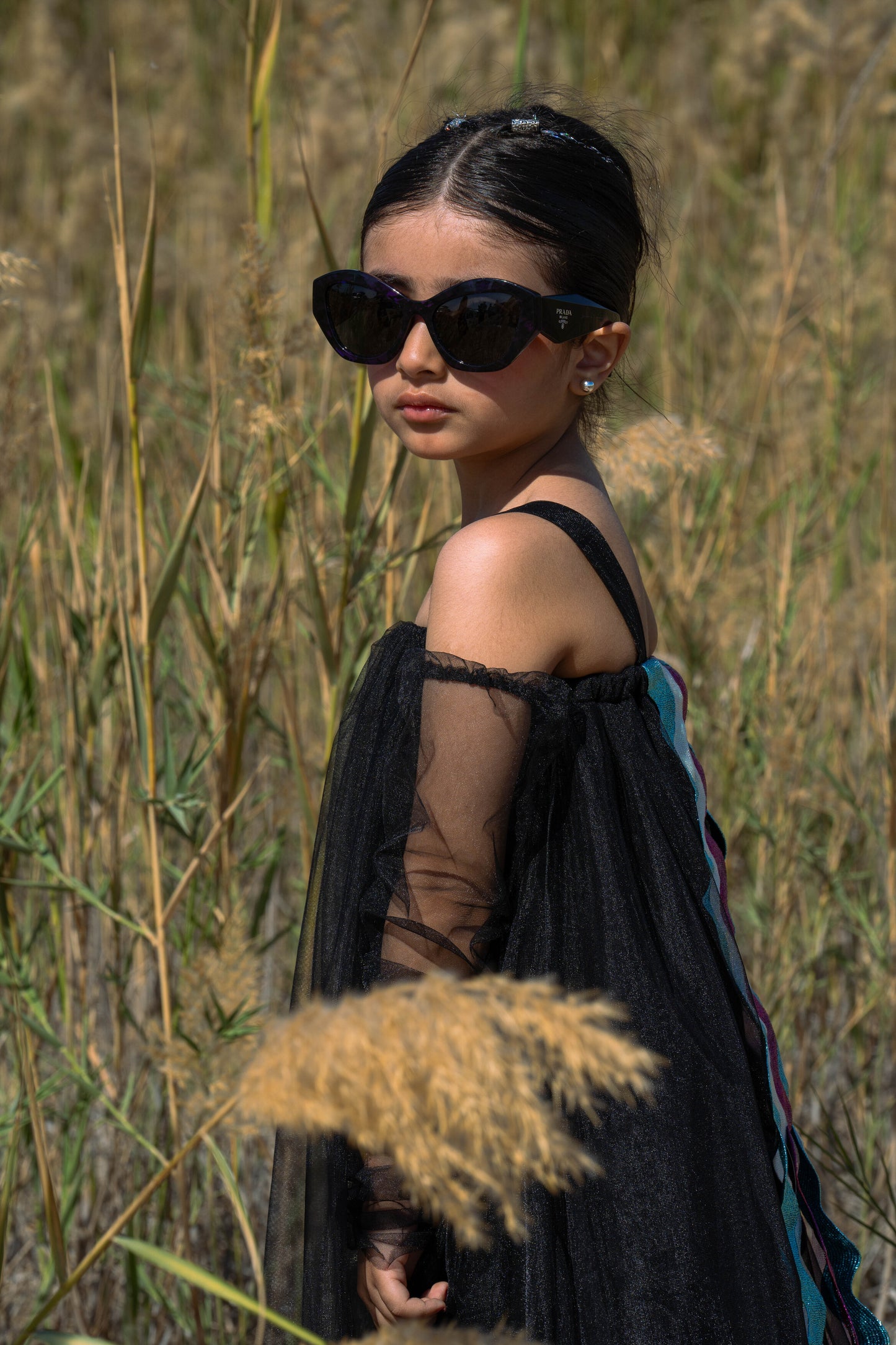 Sleeveless Dress with Strap, Colorful Wave Design