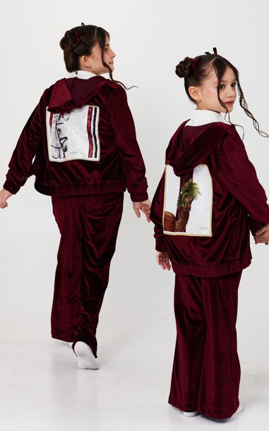 Qatar National Day 2025 Girls' Flare Pants and Boys' Pants