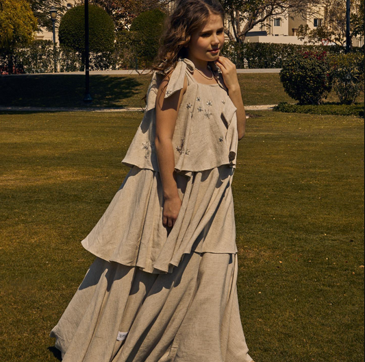 Layered Dress with Strap