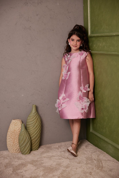 Purple & Pink Hand Painted Butterfly with Glitters