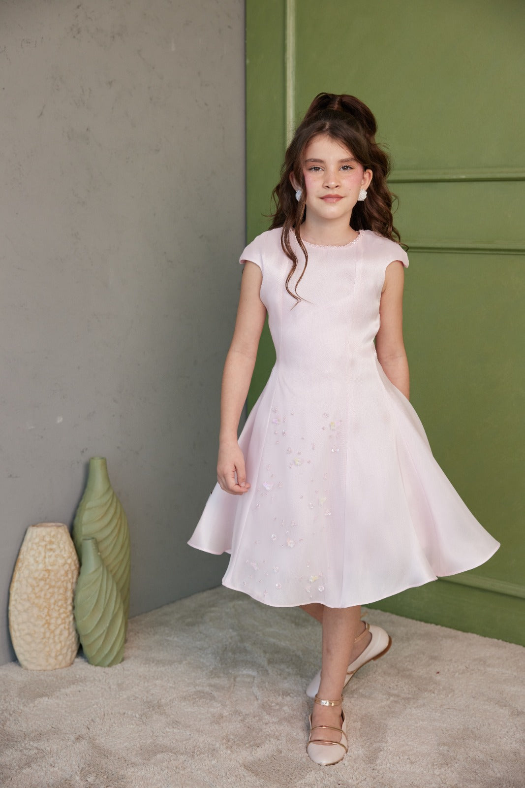 Cloche Dress With Japanese Cut